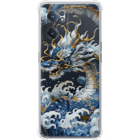 Чохол-накладка (панель) на OnePlus Nord CE 2 Водяний дракон  (EDP-6113sp-2589)