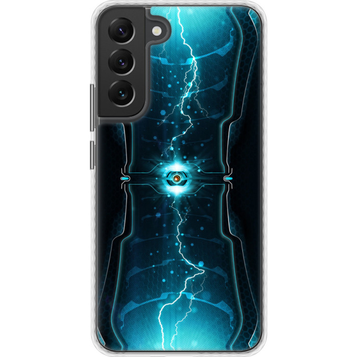Чехол на Samsung Galaxy S22 Plus Молнии в цилиндре 