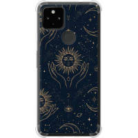 Чохол-накладка (панель) на Google Pixel 5A Celestial Harmony: Sun & Moon Gold Mystic Pattern  (EDP-6778sp-2286)