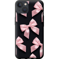 Чохол-накладка (панель) на iPhone 13 Coquette Ribbons Dark Coquette  (EDP-6767b-2374)
