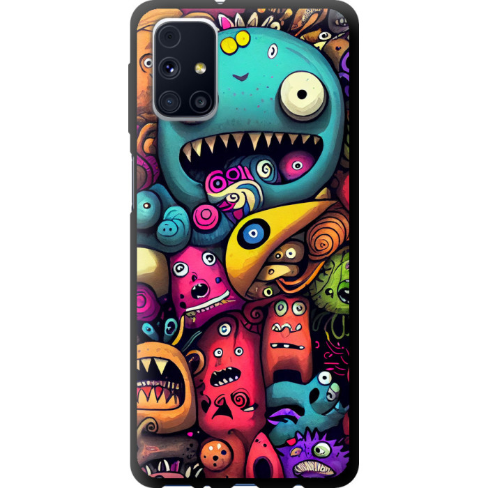 Чехол на Samsung Galaxy M31s M317F Cмешные монстры 