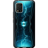 Чохол-накладка (панель) на Xiaomi Mi 10 Lite Блискавки в циліндрі  (EDP-120b-1924)