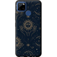 Чохол-накладка (панель) на Realme C12 Celestial Harmony: Sun & Moon Gold Mystic Pattern  (EDP-6778b-2240)