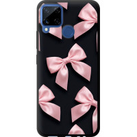 Чохол-накладка (панель) на Realme C15 Coquette Ribbons Dark Coquette  (EDP-6767b-2063)