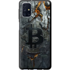 Чохол-накладка (панель) на Samsung Galaxy M31s M317F Розпечений біткойн  (EDP-6091b-2055)