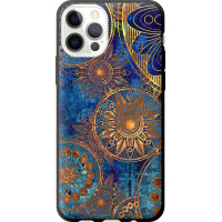 Чохол-накладка (панель) на iPhone 12 Pro Золотий візерунок  (EDP-678b-2052)