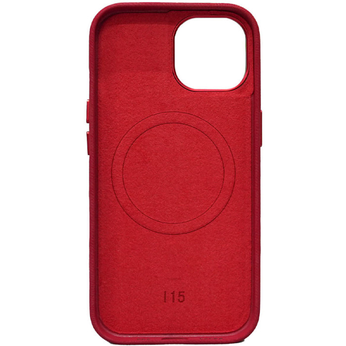 Чохол Denim з Magnetic Fit для Apple iPhone 15  Red