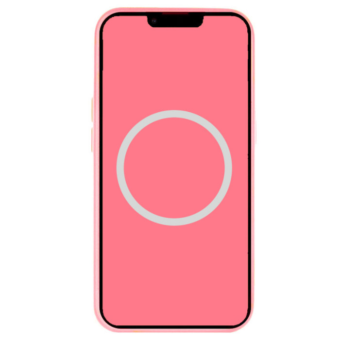 Чохол Silicone case (AAA) with Magsafe and Animation для Apple iPhone 15 Pro  Рожевий/Pink