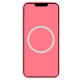 Чохол Silicone case (AAA) with Magsafe and Animation для Apple iPhone 15 Pro  Рожевий/Pink