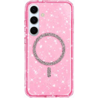Чохол TPU Eclipse Sparkle (MagFit) для Samsung Galaxy S25+/S24+ Pink  (ITS-L-00000076357_3)