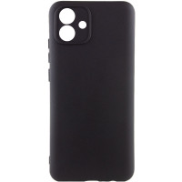 Чохол TPU GETMAN Liquid Silk Full Camera для Samsung Galaxy A05 Чорний/Black