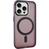 Чохол TPU+PC Lily with MagSafe для Apple iPhone 15 Pro  Dark Purple  (ITS-L-00000071770_11)