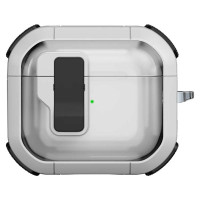 Футляр протиударний Locking Button для навушників Airpods 3 White  (ITS-L-00000079157_7)