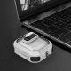 Футляр протиударний Locking Button для навушників Airpods 3 White