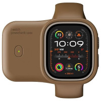 Портативний ЗП Charging Soft Case for Apple Watch 44/45mm 1200 mAh Brown  (ITS-L-00000074285_1)