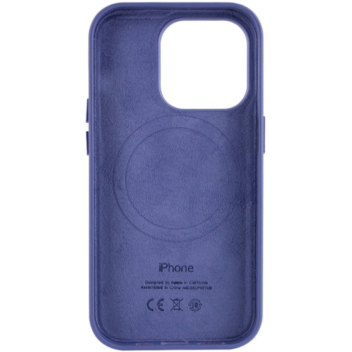 Шкіряний чохол Leather Case (AA Plus) with MagSafe для Apple iPhone 14 Pro