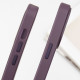 Шкіряний чохол SnapCase with MagSafe для Apple iPhone 15 Pro  Dark Purple