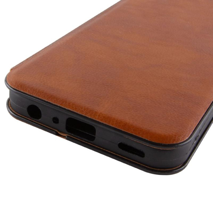 Шкіряний чохол-книжка Belora для Motorola Moto G15 4G Brown