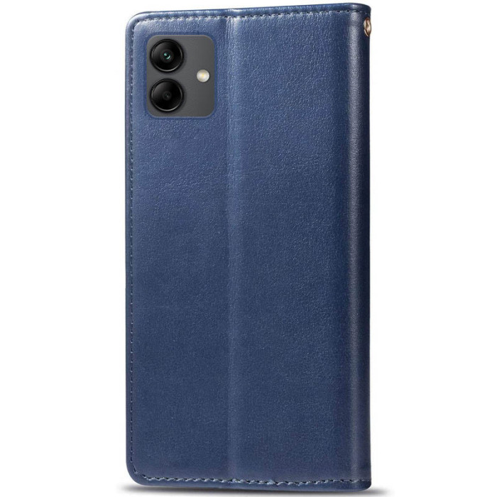 Шкіряний чохол-книжка GETMAN Gallant (PU) для Samsung Galaxy A06 Синій