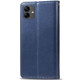 Шкіряний чохол-книжка GETMAN Gallant (PU) для Samsung Galaxy A06 Синій