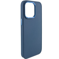 TPU чохол Bonbon Metal Style для Apple iPhone 14 Pro  Синій/Denim Blue