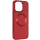 TPU чохол Bonbon Metal Style with MagSafe для Apple iPhone 15  Червоний/Red  (ITS-L-00000069524_6)