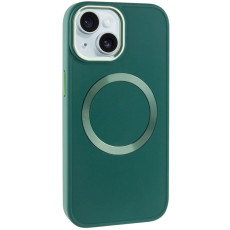 TPU чохол Bonbon Metal Style з Magnetic Fit для Apple iPhone 15  Зелений/Pine green