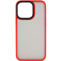 TPU+PC чохол Metal Buttons для Apple iPhone 15  Червоний/Red  (ITS-L-00000065613_4)