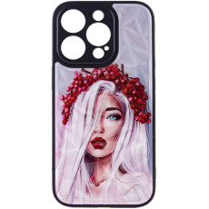 TPU+PC чохол Prisma Ladies для Apple iPhone 14 Pro Max Ukrainian Girl