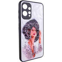 TPU+PC чохол Prisma Ladies для Xiaomi Redmi 12 Girl in a hat  (ITS-L-00000065317_4)