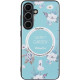 TPU+PC чохол Secret Garden with MagFit для Samsung Galaxy S24+ Mint