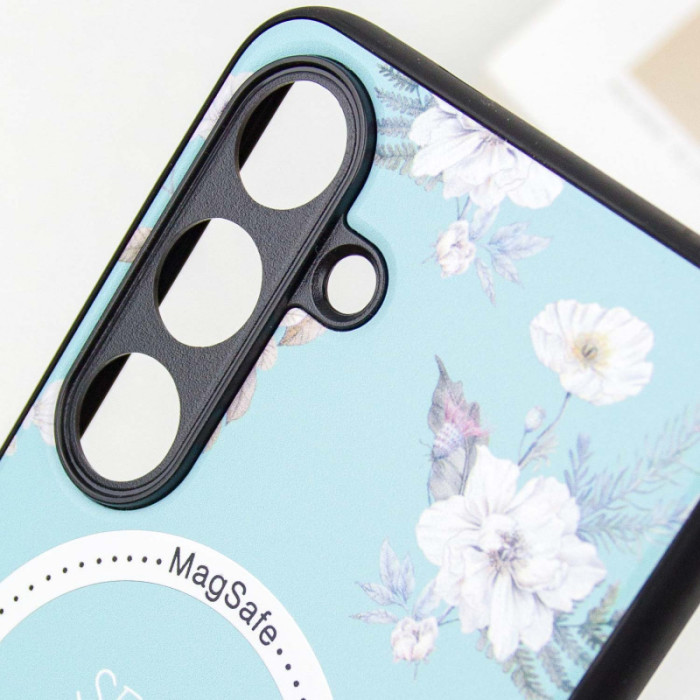 TPU+PC чохол Secret Garden with MagFit для Samsung Galaxy S24+ Mint