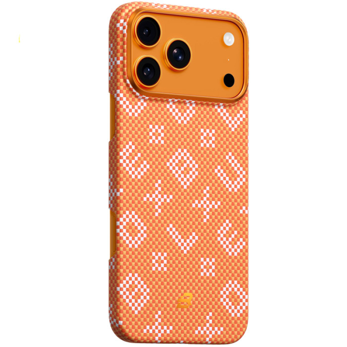 TPU+PC чохол Blueo Gilded Tactile Woven з Magnetic Fit для Apple iPhone 17 Pro (6.3') Orange