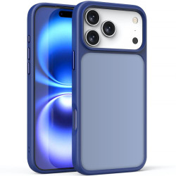 TPU+PC чохол Metal Buttons для Apple iPhone 17 Pro Max (6.9') Синій/Navy Blue