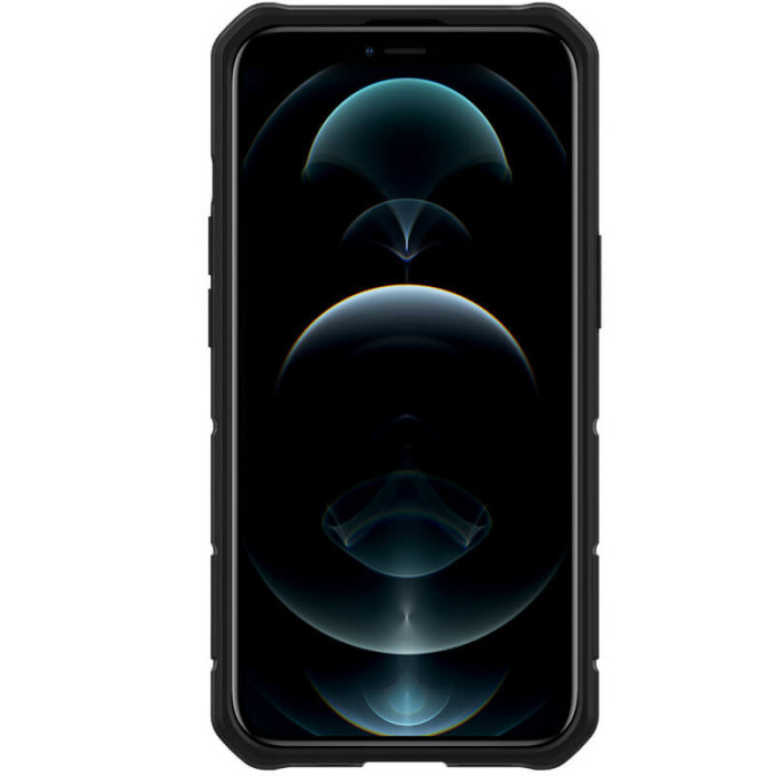 TPU+PC чохол Nillkin CamShield Armor no logo (шторка на камеру) для Apple iPhone 13 Pro Max Синій