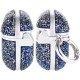 TPU чохол Bling World Rock Diamond для навушників AirPods Pro/Airpods Pro 2 Синій