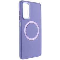 TPU чохол Bonbon Metal Style with MagSafe для Samsung Galaxy A15 4G/5G/M15 5G Бузковий/Dasheen  (ITS-L-00000074317_10)