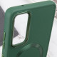 TPU чохол Bonbon Metal Style with MagSafe для Samsung Galaxy A55 Зелений/Army Green