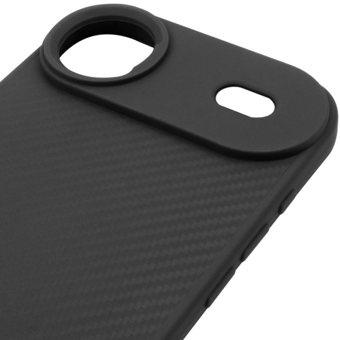 TPU чохол Carbon Protective з Magnetic Fit для Apple iPhone 17 Air  Black