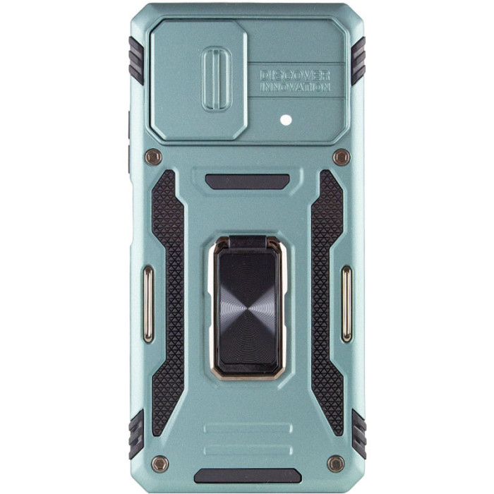 Ударостійкий чохол Camshield Army Ring для Xiaomi Poco X5 Pro 5G/Note 12 Pro 5G Зелений/Light Green  (ITS-L-00000064646_2)