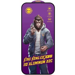 Захисне скло 5D Anti-static Purple (тех.пак) для Apple iPhone 15 Pro Max Чорний  (ITS-L-00000076087_1)