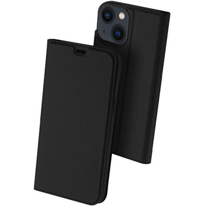Чохол-книжка Dux Ducis з кишенею для візиток для Apple iPhone 15  Чорний