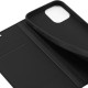 Чохол-книжка Dux Ducis з кишенею для візиток для Apple iPhone 15  Чорний