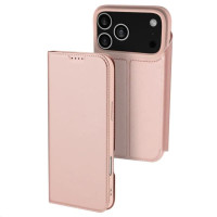 Чохол-книжка Dux Ducis з кишенею для візиток для Apple iPhone 17 Pro Max (6.9') Rose Gold  (ITS-L-00000080527_1)