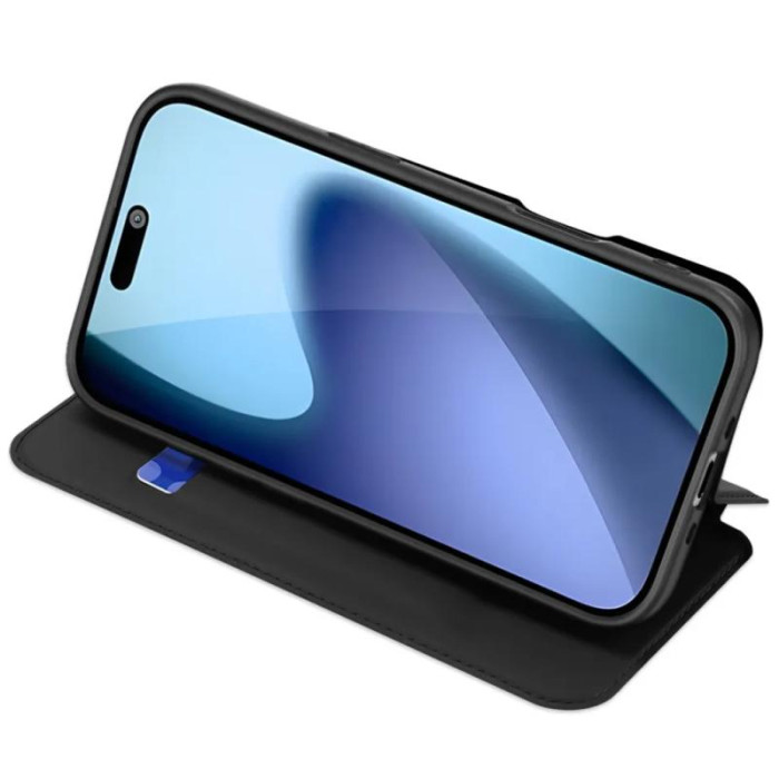 Чохол-книжка Dux Ducis з кишенею для візиток для Apple iPhone 17 Pro Max (6.9') Чорний