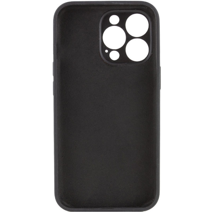 Чохол Silicone Case Full Camera Protective (AA) NO LOGO для Apple iPhone 15 Pro  Чорний/Black