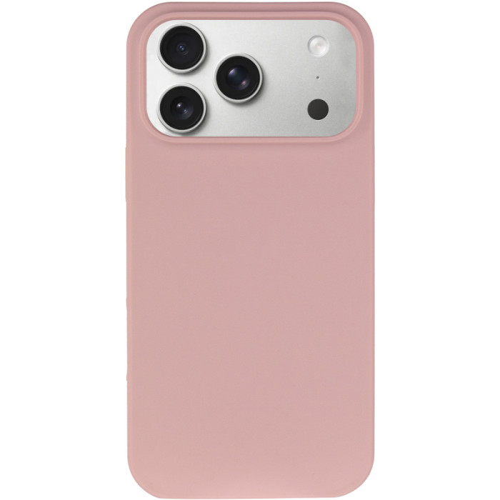 Чохол Silicone Case Full Protective (AA) NO LOGO для Apple iPhone 17 Pro Max (6.9') Рожевий/Pink Sand