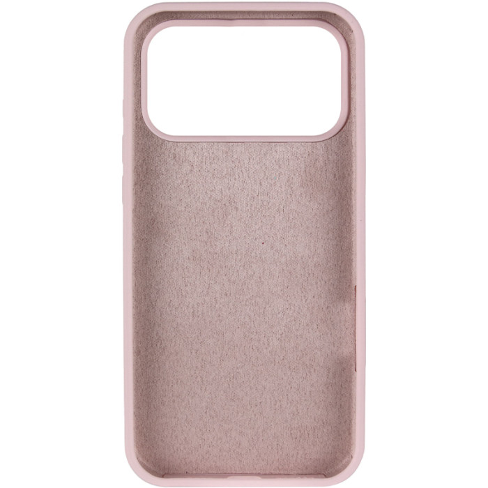 Чохол Silicone Case Full Protective (AA) NO LOGO для Apple iPhone 17 Pro Max (6.9') Рожевий/Pink Sand