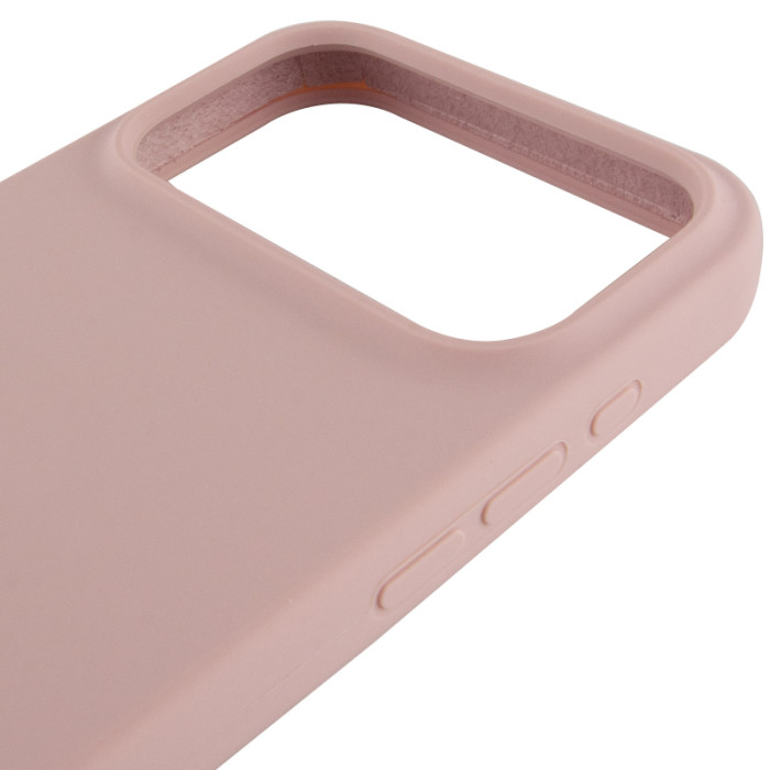 Чохол Silicone Case Full Protective (AA) NO LOGO для Apple iPhone 17 Pro Max (6.9') Рожевий/Pink Sand