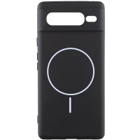 Чохол Silicone Cover Lakshmi Full Camera (AA) з Magnetic Fit для Google Pixel 7 Pro Чорний/Black
